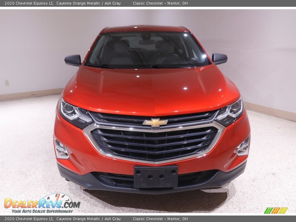 2020 Chevrolet Equinox LS Cayenne Orange Metallic / Ash Gray Photo #2