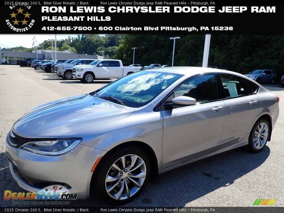 2015 Chrysler 200 S Billet Silver Metallic / Black Photo #1