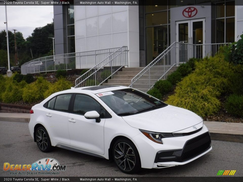 2020 Toyota Corolla SE Super White / Black Photo #1