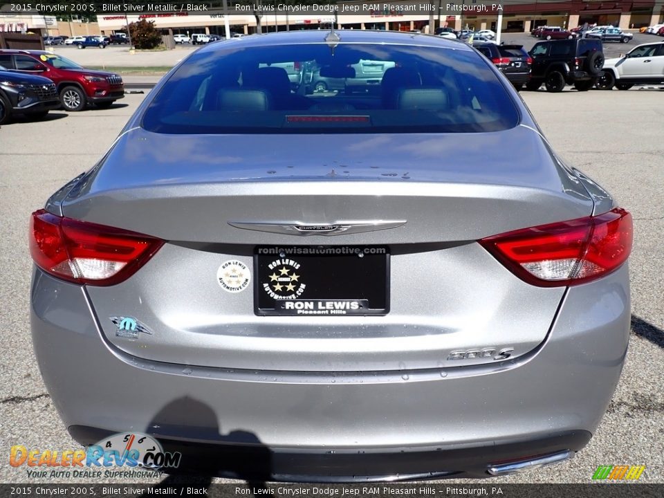 2015 Chrysler 200 S Billet Silver Metallic / Black Photo #4