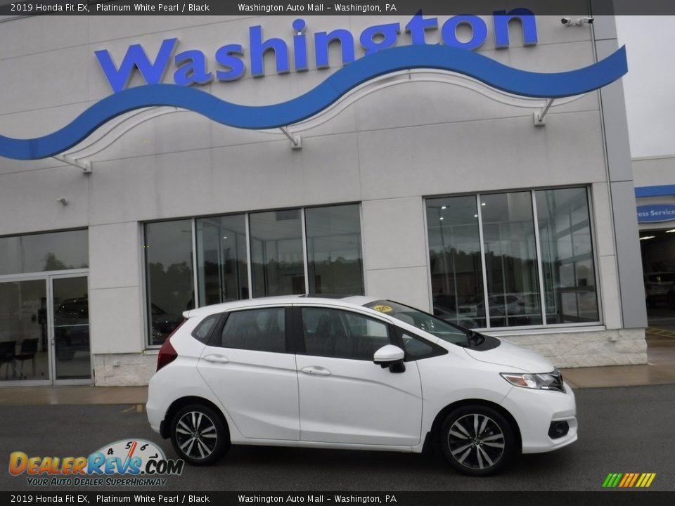 2019 Honda Fit EX Platinum White Pearl / Black Photo #2