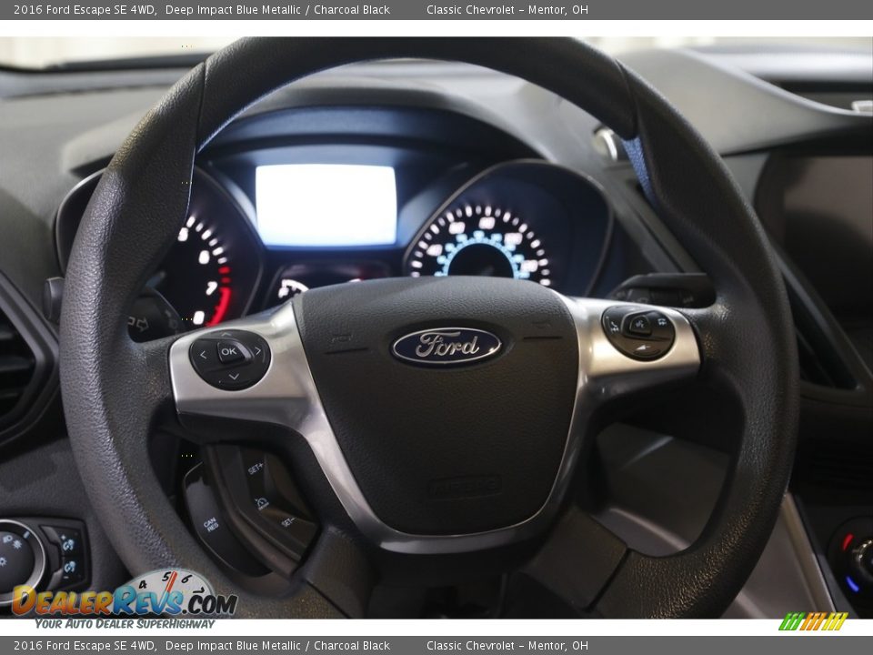 2016 Ford Escape SE 4WD Deep Impact Blue Metallic / Charcoal Black Photo #8