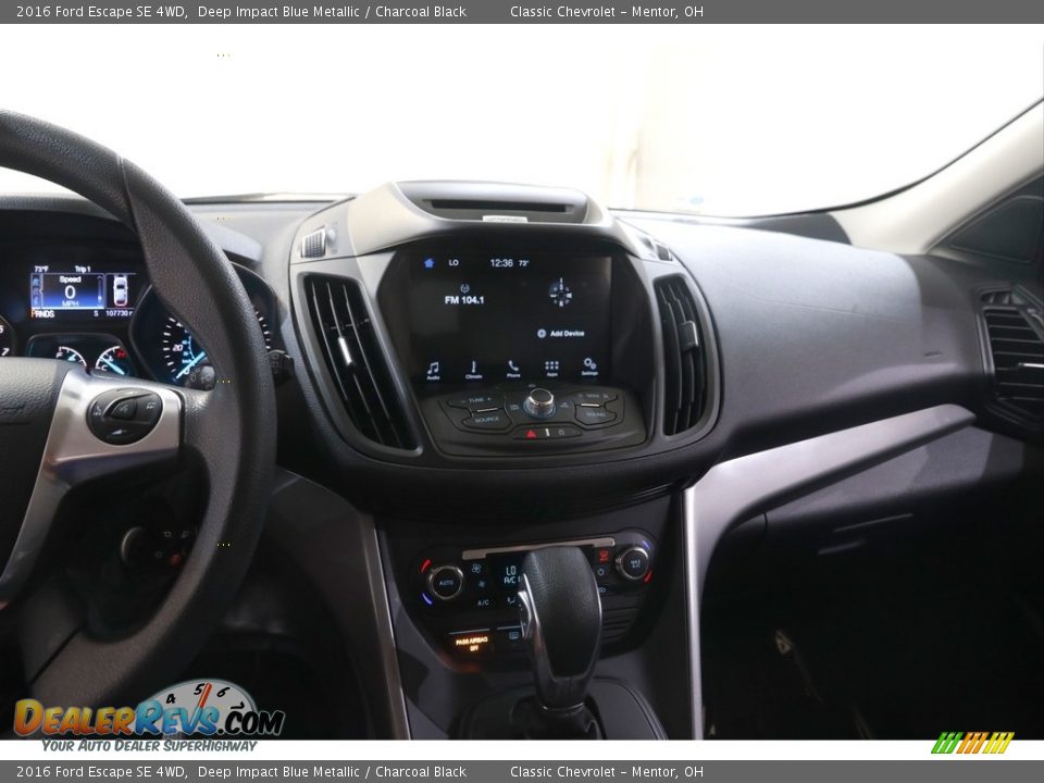 2016 Ford Escape SE 4WD Deep Impact Blue Metallic / Charcoal Black Photo #10