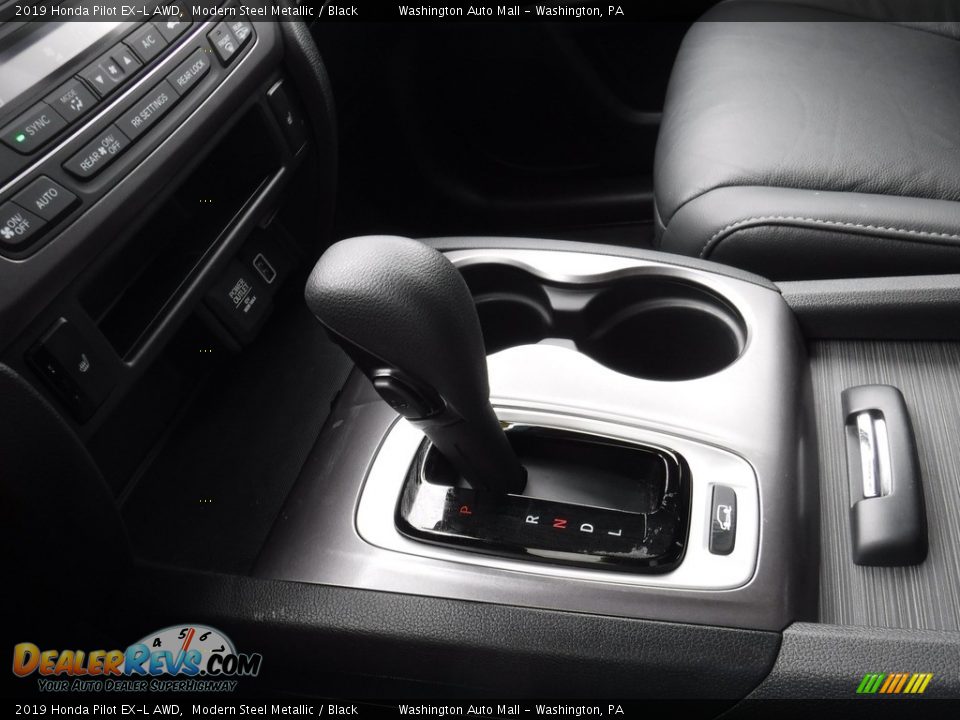 2019 Honda Pilot EX-L AWD Modern Steel Metallic / Black Photo #18