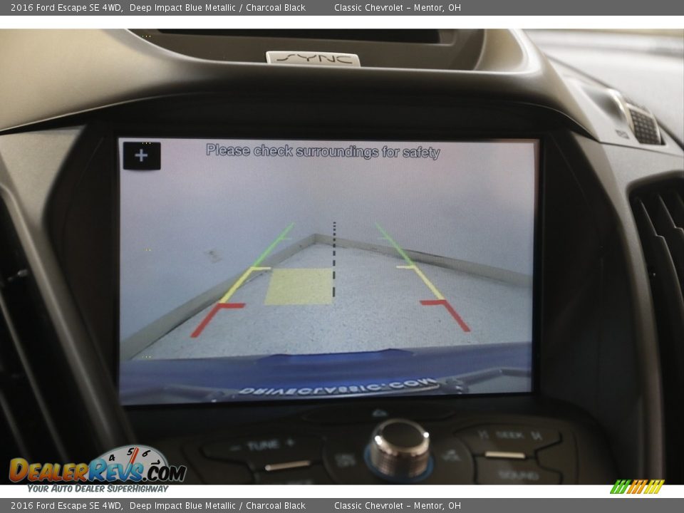 2016 Ford Escape SE 4WD Deep Impact Blue Metallic / Charcoal Black Photo #14