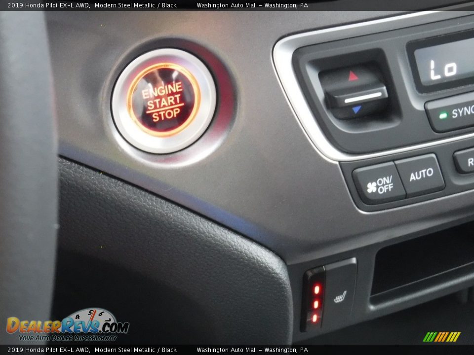 2019 Honda Pilot EX-L AWD Modern Steel Metallic / Black Photo #20