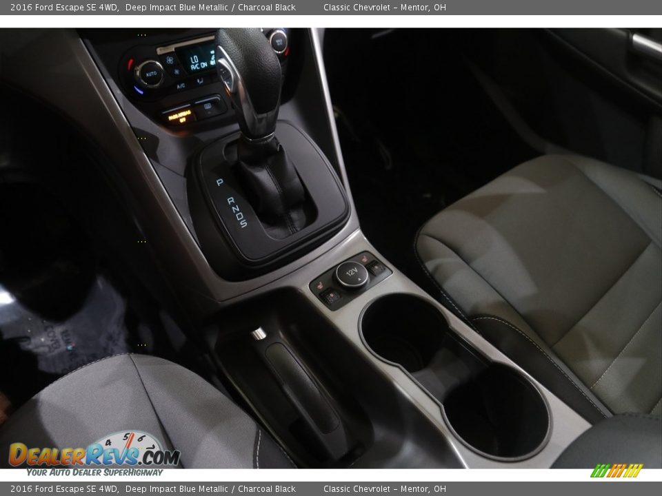 2016 Ford Escape SE 4WD Deep Impact Blue Metallic / Charcoal Black Photo #15