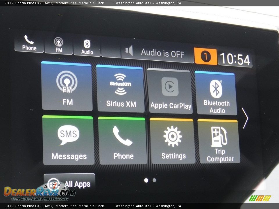 2019 Honda Pilot EX-L AWD Modern Steel Metallic / Black Photo #21