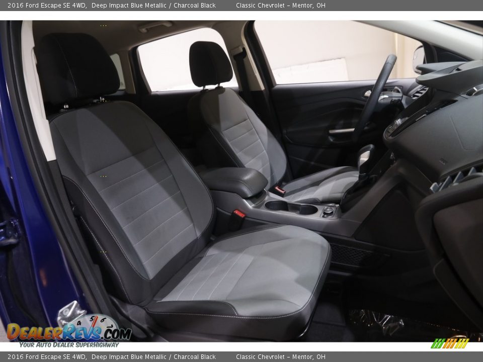 2016 Ford Escape SE 4WD Deep Impact Blue Metallic / Charcoal Black Photo #17