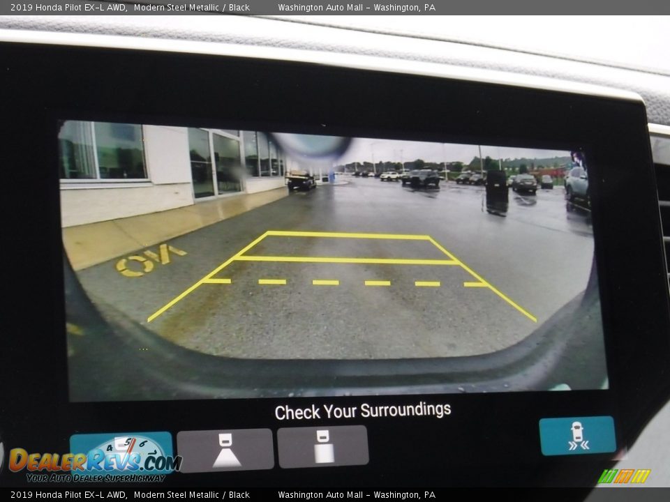 2019 Honda Pilot EX-L AWD Modern Steel Metallic / Black Photo #23