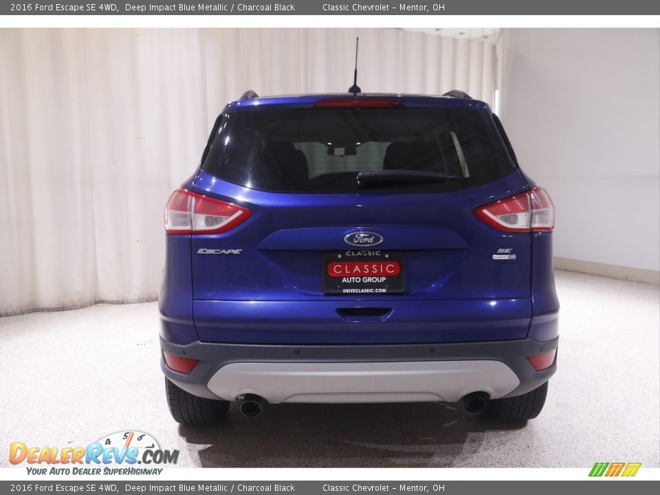 2016 Ford Escape SE 4WD Deep Impact Blue Metallic / Charcoal Black Photo #20