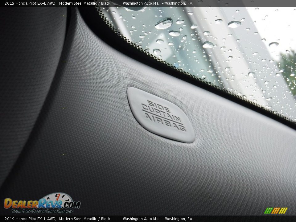 2019 Honda Pilot EX-L AWD Modern Steel Metallic / Black Photo #27