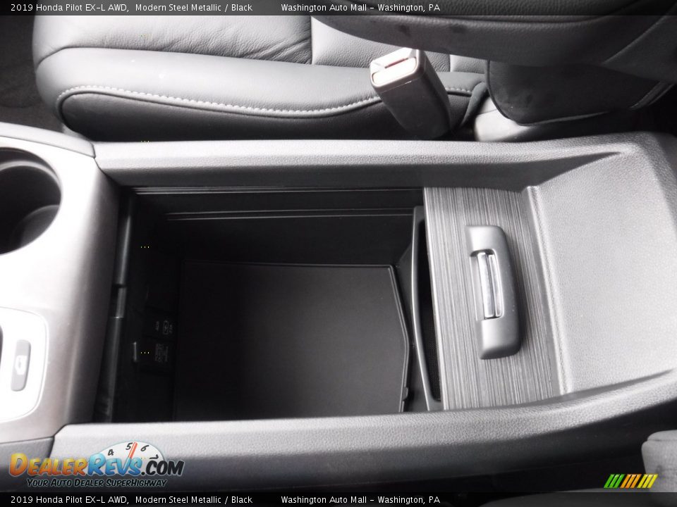 2019 Honda Pilot EX-L AWD Modern Steel Metallic / Black Photo #28