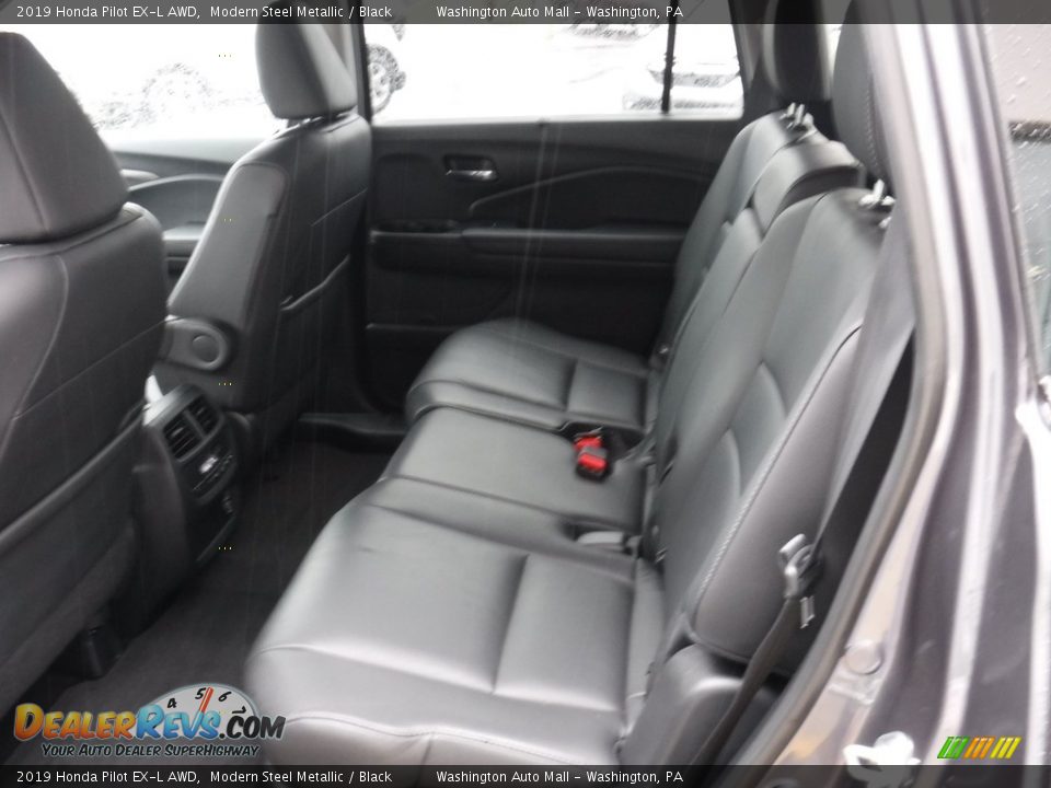 2019 Honda Pilot EX-L AWD Modern Steel Metallic / Black Photo #30