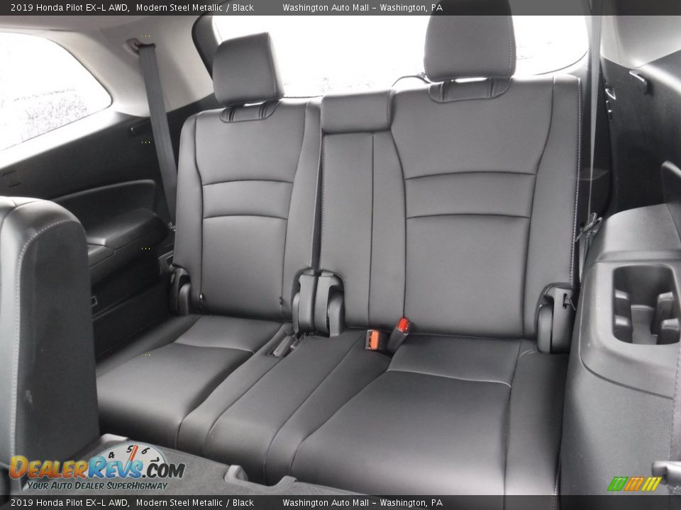2019 Honda Pilot EX-L AWD Modern Steel Metallic / Black Photo #33