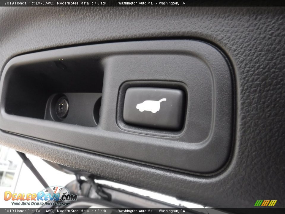 2019 Honda Pilot EX-L AWD Modern Steel Metallic / Black Photo #35