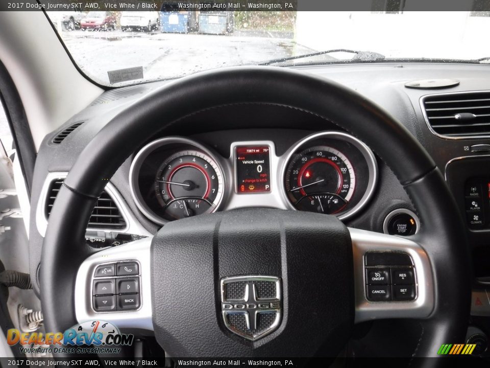 2017 Dodge Journey SXT AWD Vice White / Black Photo #19