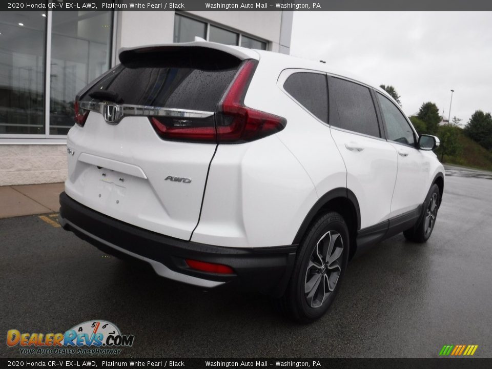 2020 Honda CR-V EX-L AWD Platinum White Pearl / Black Photo #10