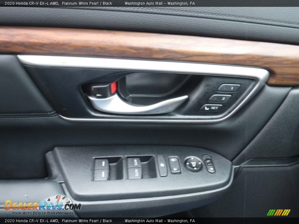 2020 Honda CR-V EX-L AWD Platinum White Pearl / Black Photo #14