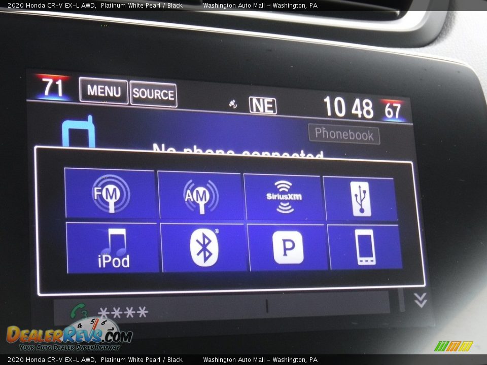 2020 Honda CR-V EX-L AWD Platinum White Pearl / Black Photo #19
