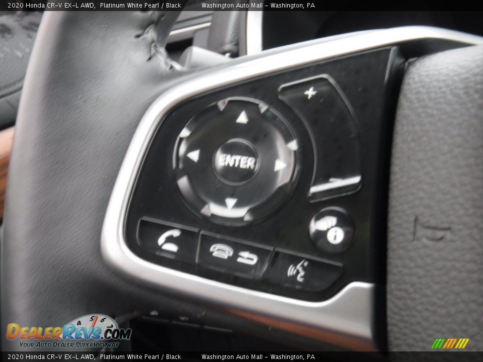 2020 Honda CR-V EX-L AWD Platinum White Pearl / Black Photo #23