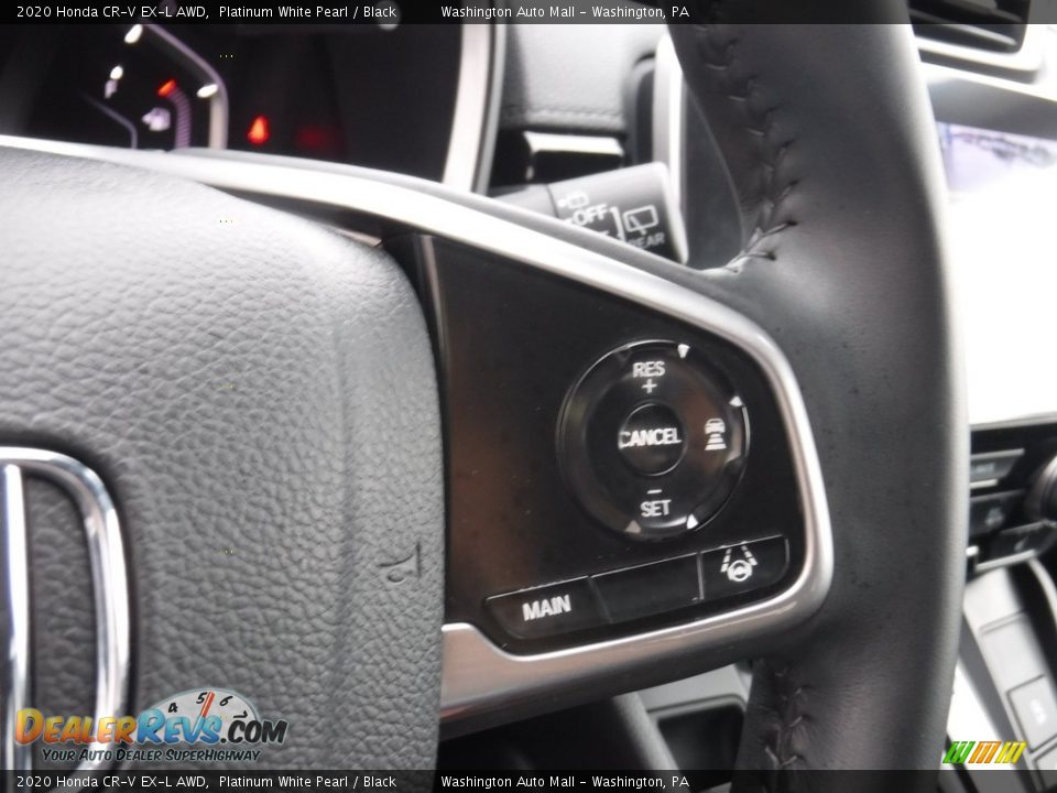 2020 Honda CR-V EX-L AWD Platinum White Pearl / Black Photo #24