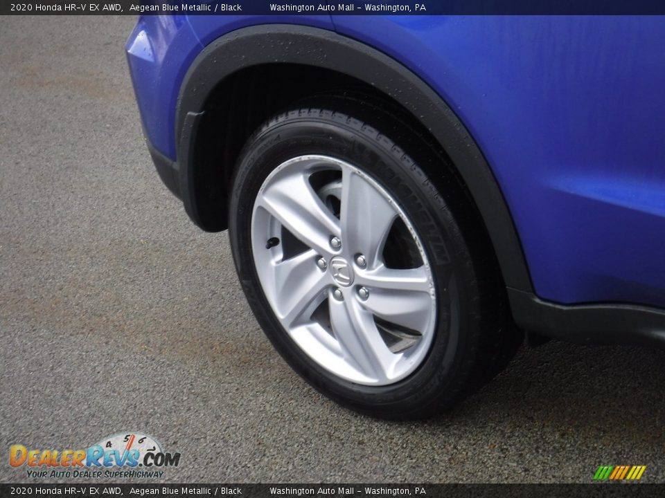 2020 Honda HR-V EX AWD Aegean Blue Metallic / Black Photo #4