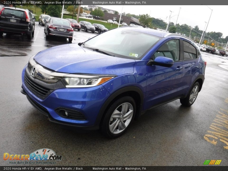 2020 Honda HR-V EX AWD Aegean Blue Metallic / Black Photo #6