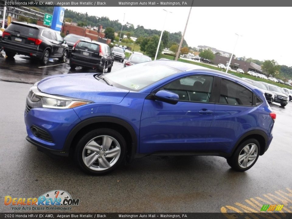2020 Honda HR-V EX AWD Aegean Blue Metallic / Black Photo #7