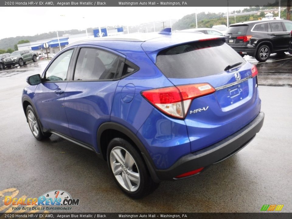 2020 Honda HR-V EX AWD Aegean Blue Metallic / Black Photo #8