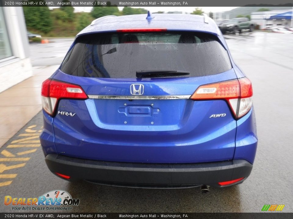 2020 Honda HR-V EX AWD Aegean Blue Metallic / Black Photo #9