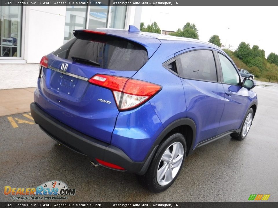 2020 Honda HR-V EX AWD Aegean Blue Metallic / Black Photo #10