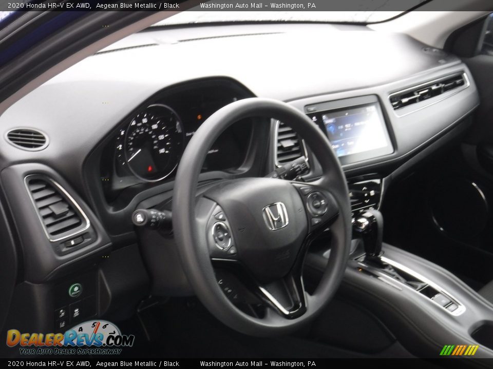 2020 Honda HR-V EX AWD Aegean Blue Metallic / Black Photo #13