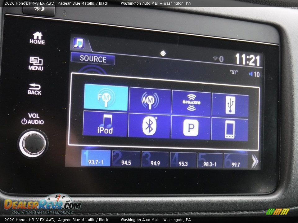 2020 Honda HR-V EX AWD Aegean Blue Metallic / Black Photo #19