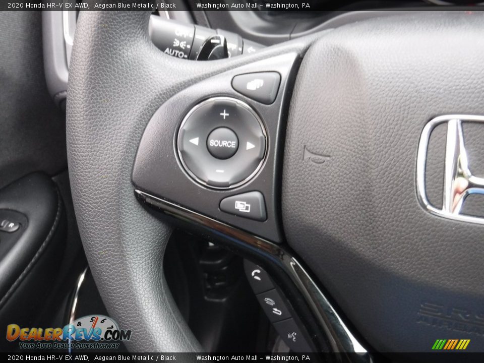 2020 Honda HR-V EX AWD Aegean Blue Metallic / Black Photo #23