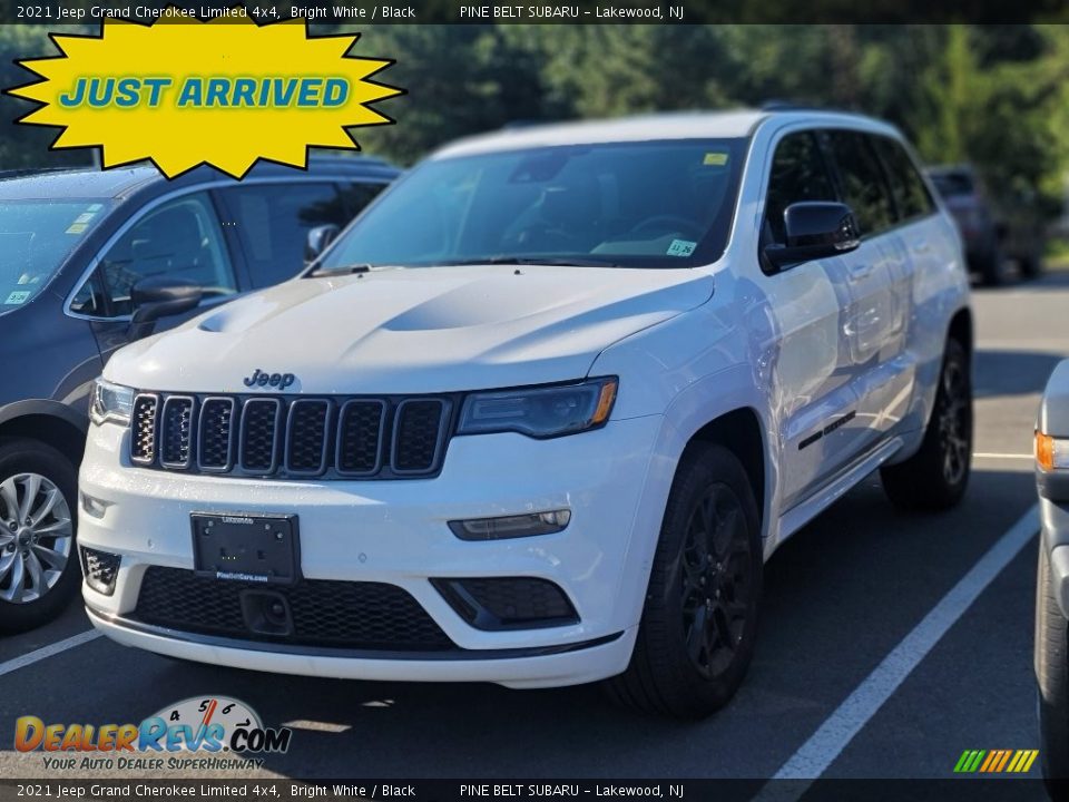 2021 Jeep Grand Cherokee Limited 4x4 Bright White / Black Photo #1