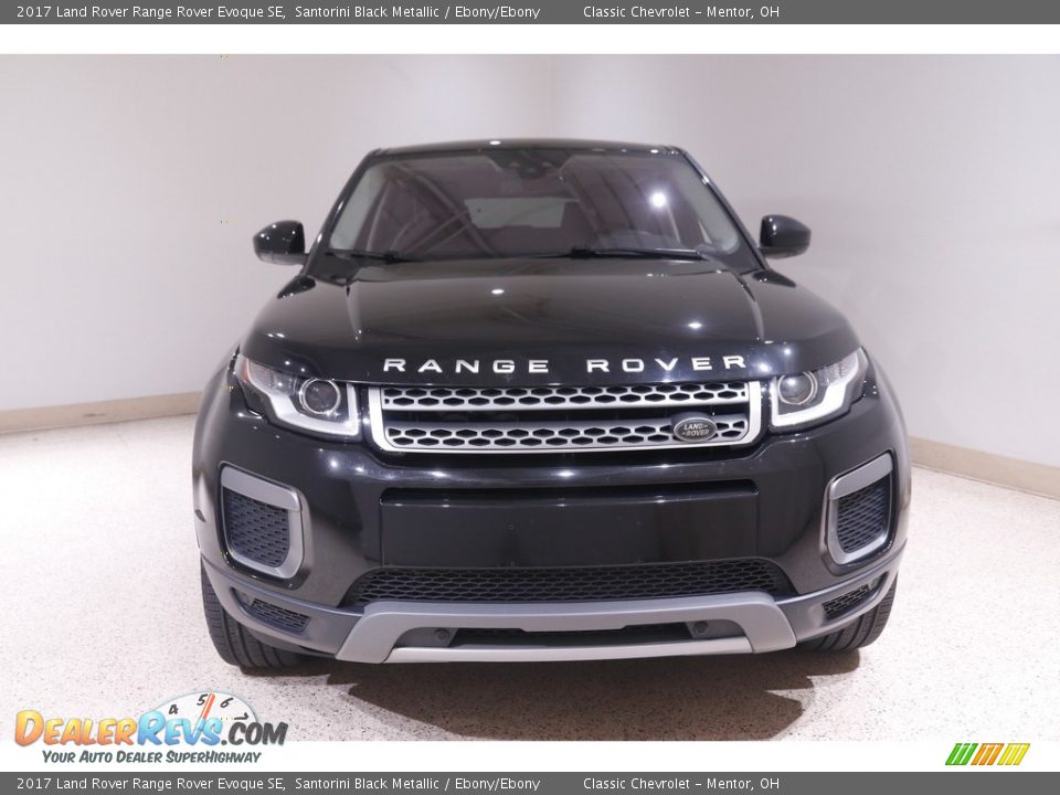 2017 Land Rover Range Rover Evoque SE Santorini Black Metallic / Ebony/Ebony Photo #2