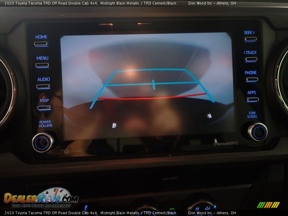 2020 Toyota Tacoma TRD Off Road Double Cab 4x4 Midnight Black Metallic / TRD Cement/Black Photo #2
