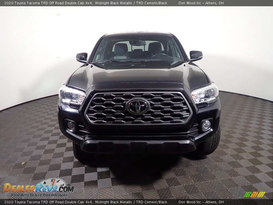 2020 Toyota Tacoma TRD Off Road Double Cab 4x4 Midnight Black Metallic / TRD Cement/Black Photo #4