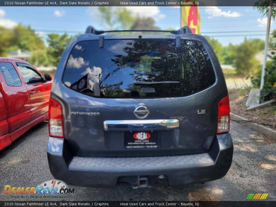 2010 Nissan Pathfinder LE 4x4 Dark Slate Metallic / Graphite Photo #4