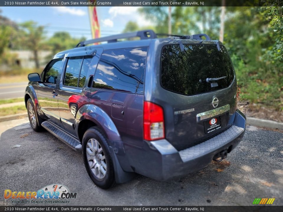 2010 Nissan Pathfinder LE 4x4 Dark Slate Metallic / Graphite Photo #5