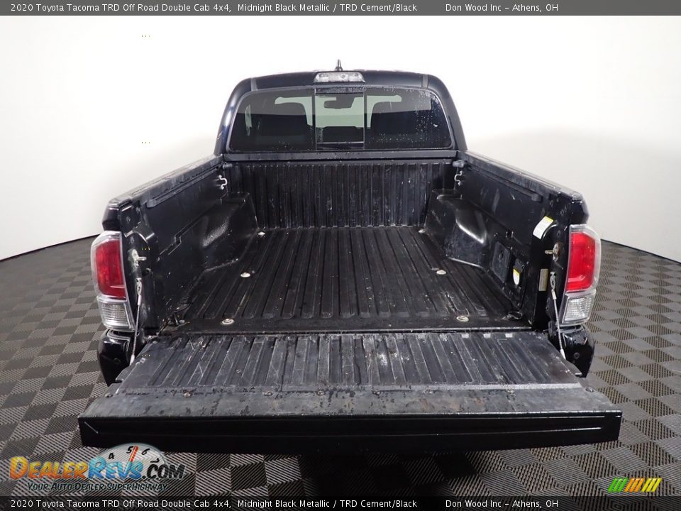 2020 Toyota Tacoma TRD Off Road Double Cab 4x4 Midnight Black Metallic / TRD Cement/Black Photo #12