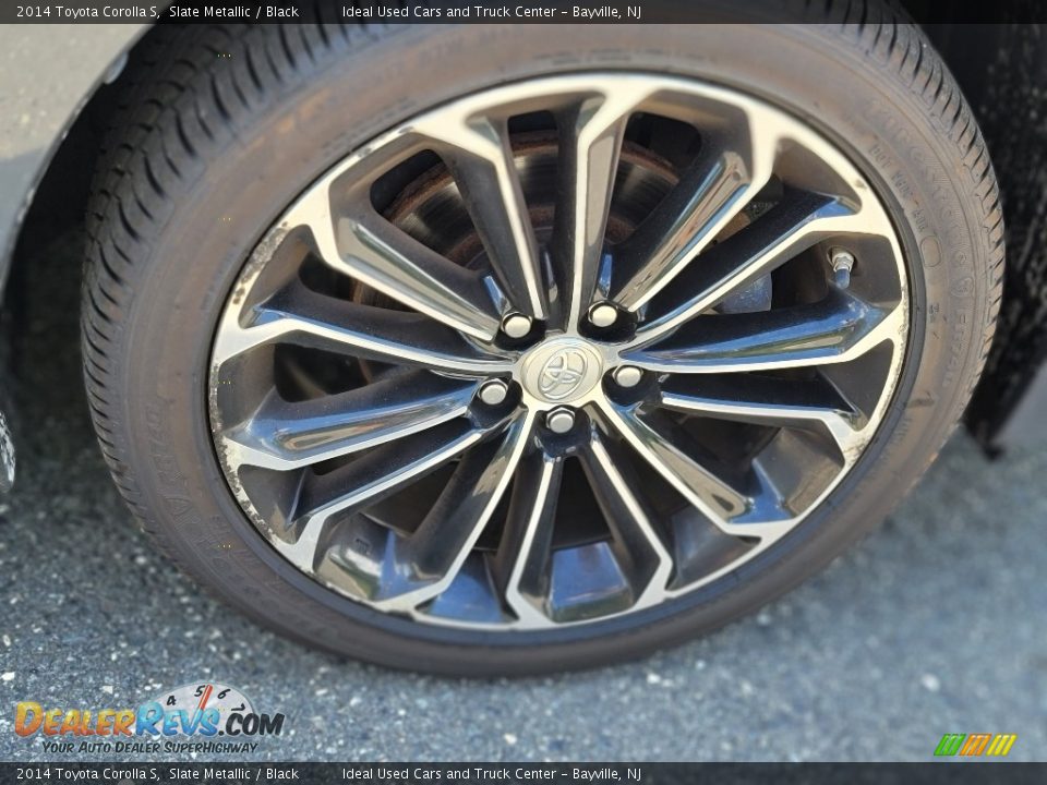 2014 Toyota Corolla S Slate Metallic / Black Photo #9