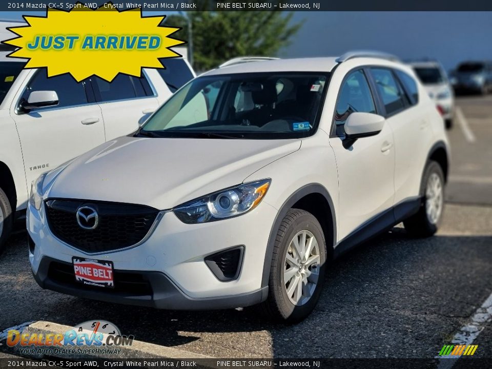 2014 Mazda CX-5 Sport AWD Crystal White Pearl Mica / Black Photo #1