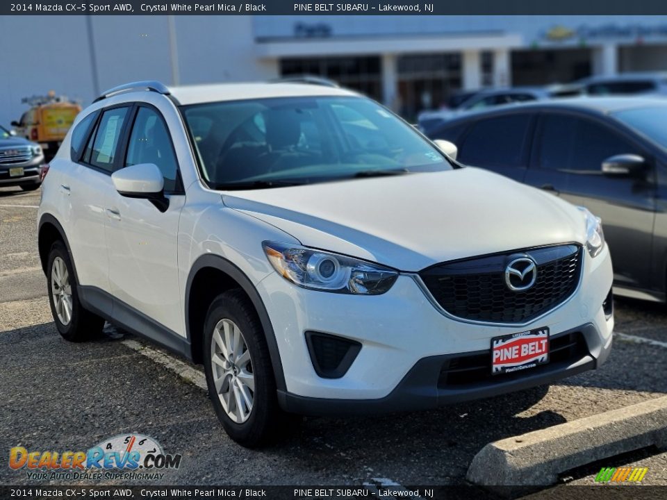 2014 Mazda CX-5 Sport AWD Crystal White Pearl Mica / Black Photo #3