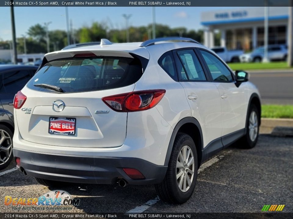 2014 Mazda CX-5 Sport AWD Crystal White Pearl Mica / Black Photo #5