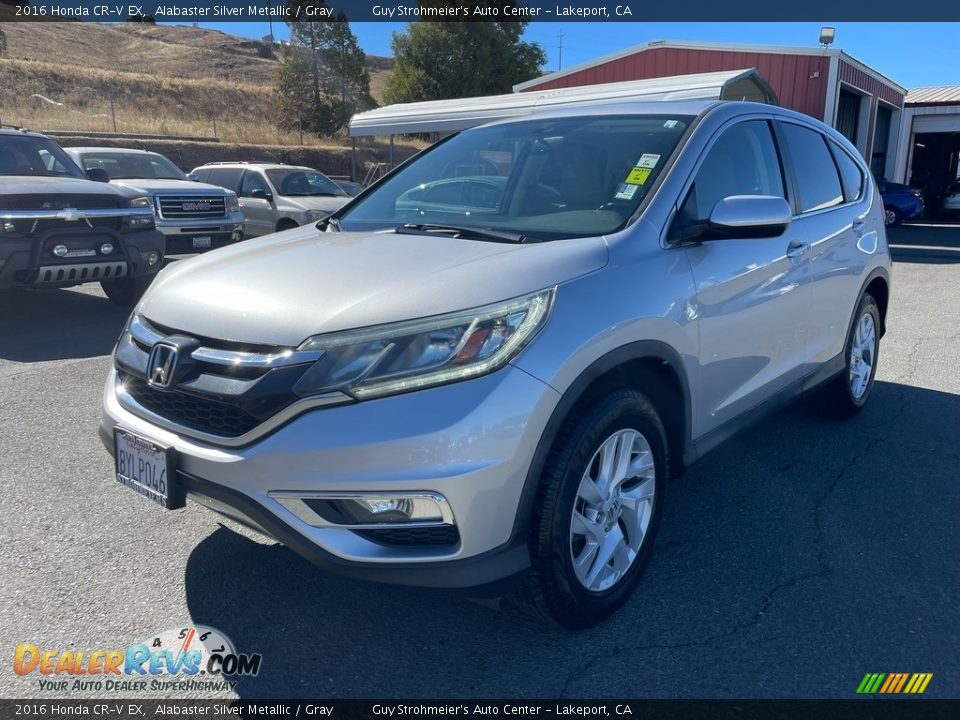 2016 Honda CR-V EX Alabaster Silver Metallic / Gray Photo #3