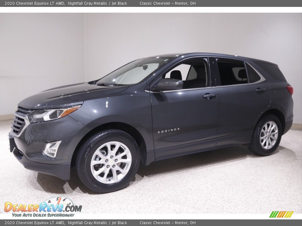 2020 Chevrolet Equinox LT AWD Nightfall Gray Metallic / Jet Black Photo #3