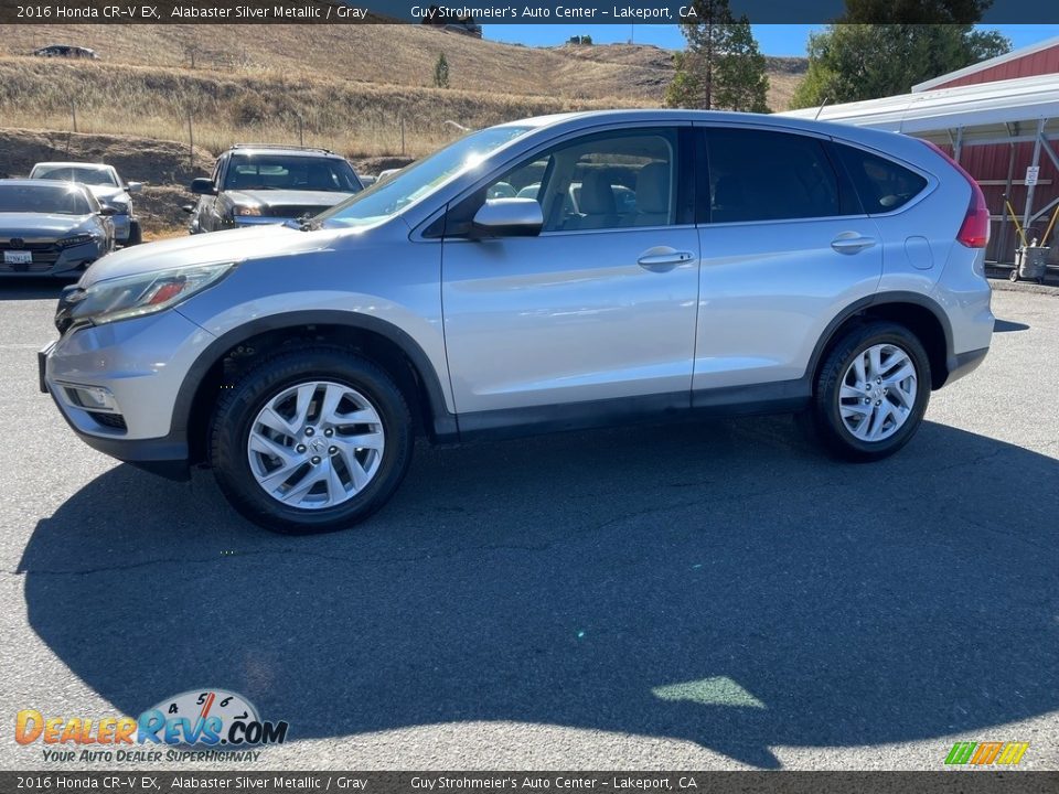 2016 Honda CR-V EX Alabaster Silver Metallic / Gray Photo #4