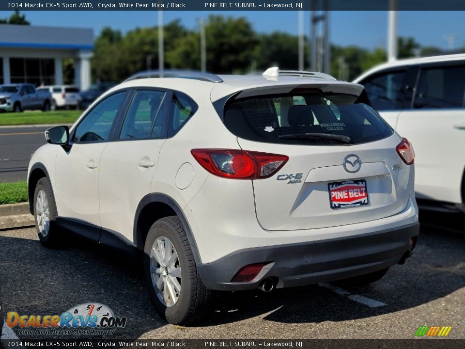 2014 Mazda CX-5 Sport AWD Crystal White Pearl Mica / Black Photo #7